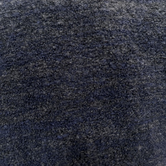 Harley of Scotland Boucle Wool Navy Gray Sleeved Poncho Cardigan Womens OS - Picture 9 of 13